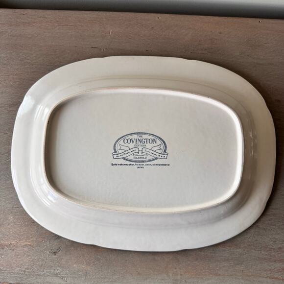 The Covington Edition Idlewild Vintage 12.5" Serving Platter Stoneware Japan - Picture 14 of 14